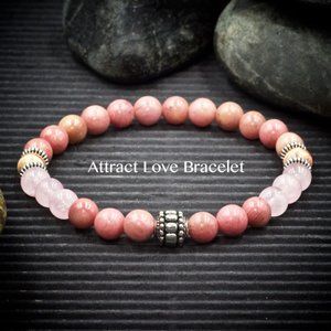 Attract Love Intention Bracelet | Beaded Bracelet | Handmade to Order